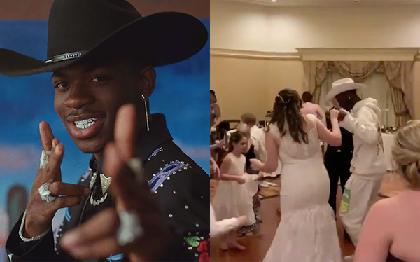 Watch Lil Nas X crash a wedding at Disney World