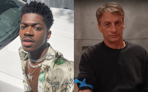 Lil Nas X calls out double standard surrounding Tony Hawk’s “blood” skateboards