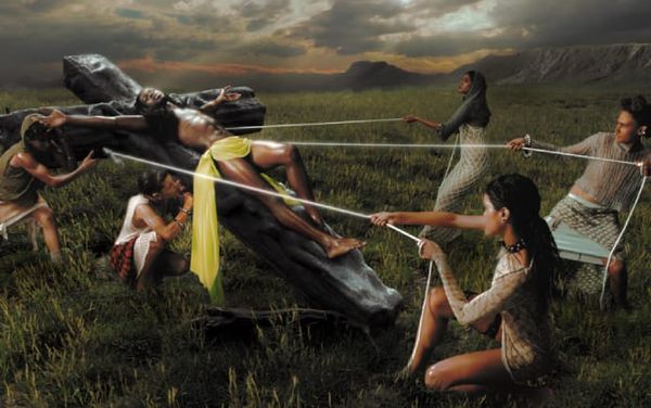 “Serving c**t in a holy way”: Fans react to cover for Lil Nas X’s comeback single J Christ