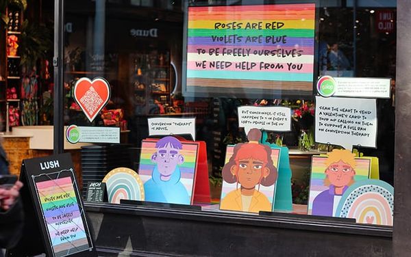 LUSH and GALOP call on MPs for a full ban of ‘conversion therapy’ for LGBTQ+ people