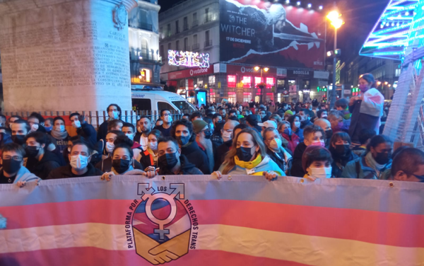 Thousands take to streets in Madrid to protest anti-LGBTQ+ bill