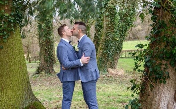 Former Olympic diver Matthew Mitcham marries boyfriend Luke Rutherford