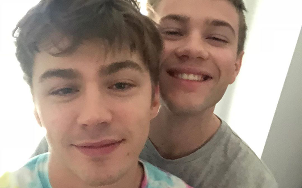 Netflix stars Connor Jessup and Miles Heizer make their relationship official