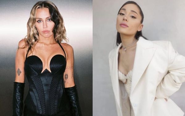 Miley Cyrus spills the tea on flirting with Ariana Grande: “She was a little scared”