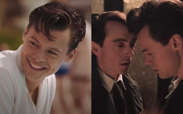 Harry Styles teases “tender” gay sex scenes in My Policeman