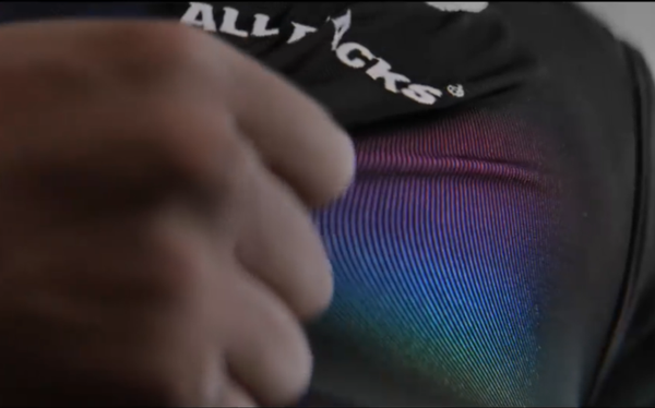New jersey for the All Blacks stretches to reveal rainbow flag