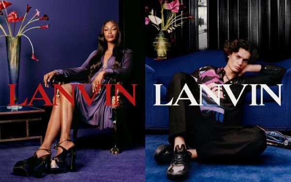 Lanvin brings in Naomi Campbell for their new Spring/Summer 2022 collection ad campaign