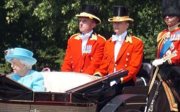 The Queen’s new openly gay personal footman makes first official appearance
