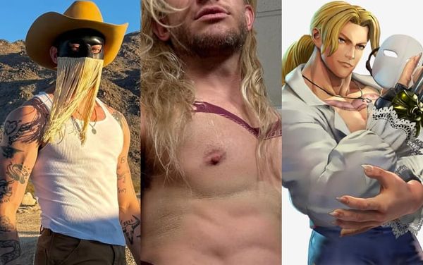 Orville Peck proves blondes have more fun in new shirtless Street Fighter pics