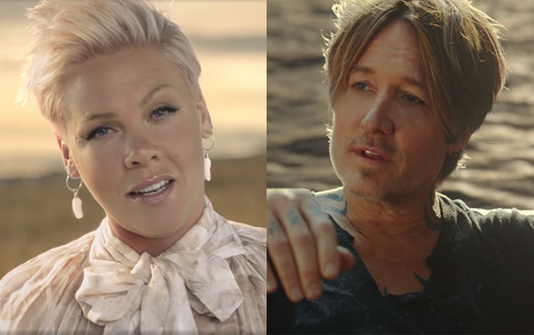 Pink teams up with Keith Urban for carefree country-pop anthem
