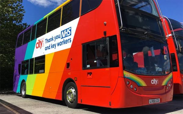 Bus company issue apology for rebranding Pride bus to an NHS bus
