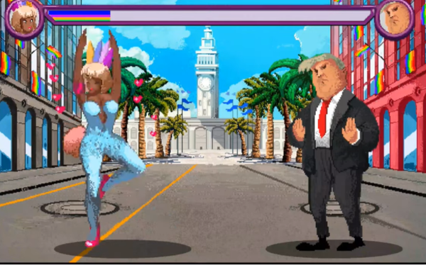 This new video game lets you take on Trump with the power of dance