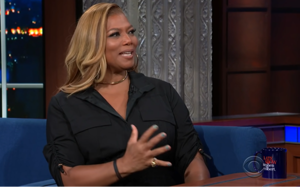 Queen Latifah discusses her female crush with cast of Girls Trip
