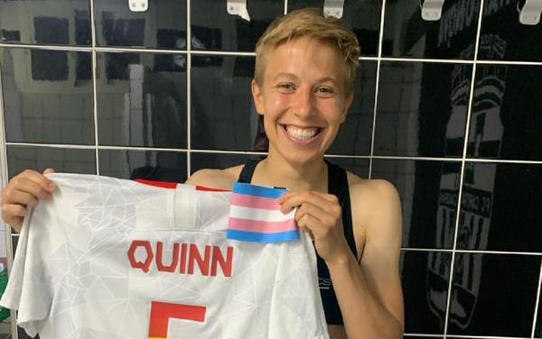 Quinn makes history as first openly transgender athlete to win Olympic medal