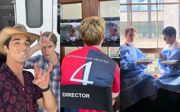 Red, White & Royal Blue stars share adorable BTS photos post SAG-AFTRA strike