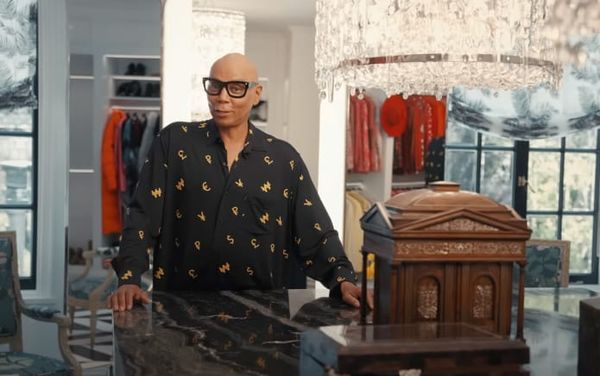 RuPaul gives rare tour of luxurious Beverly Hills mansion