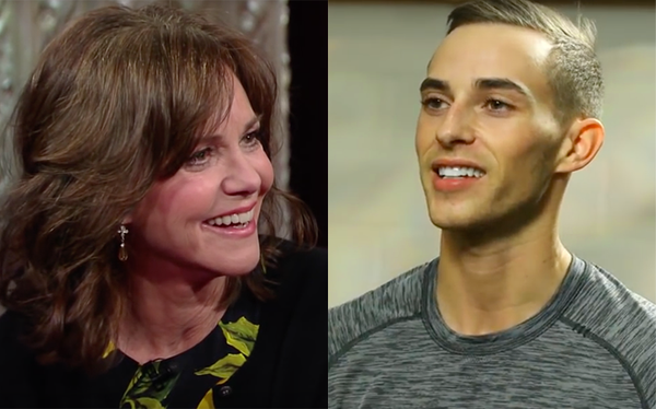 Sally Field is playing matchmaker with her son and Adam Rippon