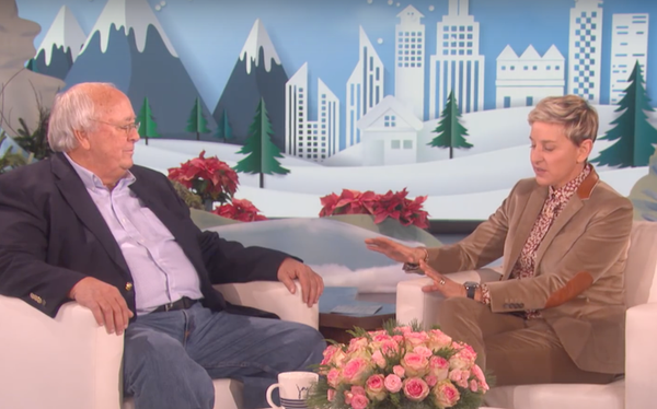 Dad who protested against Roy Moore honours gay daughter’s memory during Ellen interview