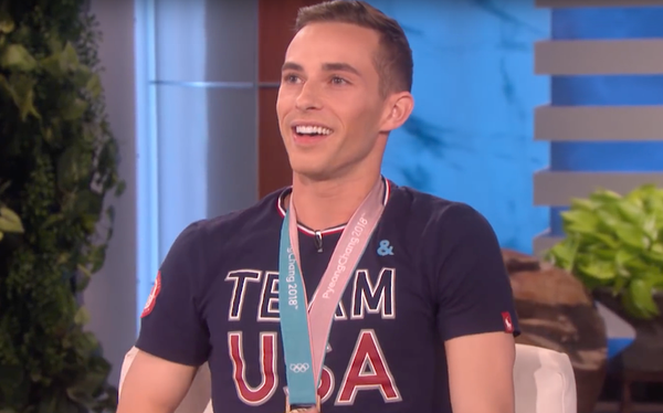 Adam Rippon reveals that he used to feel “uncomfortable” being gay