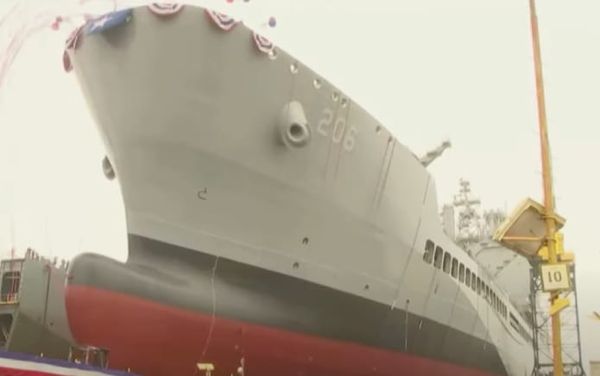 US Navy launches new ship dedicated to legendary LGBTQ+ activist Harvey Milk