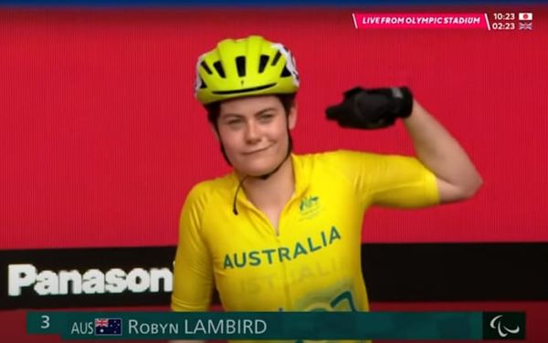 Robyn Lambird becomes first out non-binary Paralympic medal winner