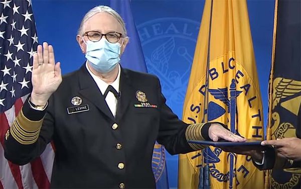 Dr. Rachel Levine makes history as first out transgender four-star admiral