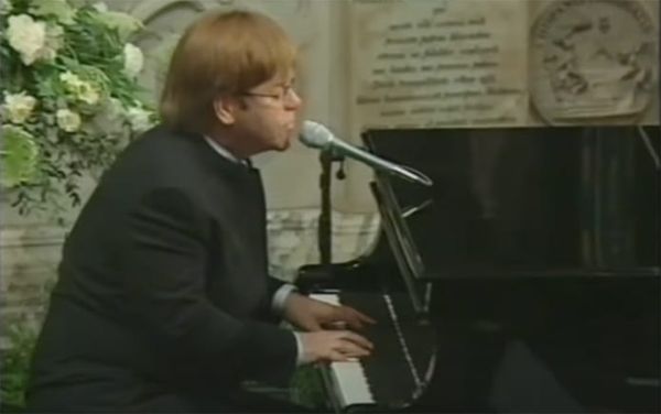 Elton John’s performance at Princess Diana’s funeral was initially ‘rejected’ by royals