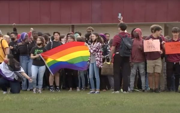 Students stage school walkouts across Florida over ‘Don’t Say Gay’ bill