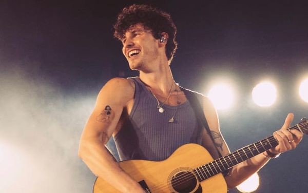 Shawn Mendes goes shirtless as he debuts striking new tattoo