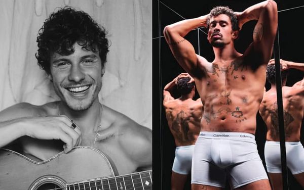 Shawn Mendes thirstily responds to Bad Bunny’s underwear shoot: “Guapo”