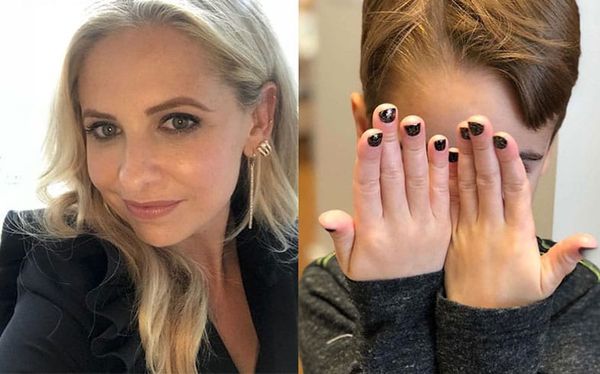 YAS! Sarah Michelle Gellar took her 5-year-old son to get his nails painted