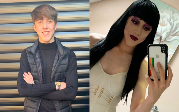 18-year-old British drag queen slays at graduation with epic deathdrop