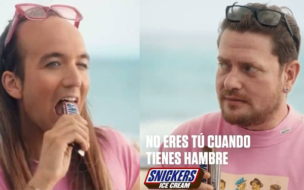 Snickers pulls controversial spanish advert after accusations of homophobia
