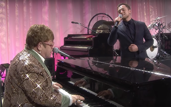 Watch Elton John and Taron Egerton perform Tiny Dancer after the Oscars