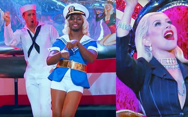 Taye Diggs performs Christina Aguilera’s Candyman in drag on Lip Sync Battle – watch here!