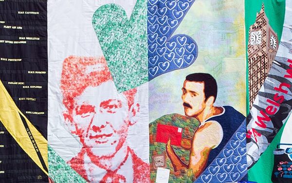 UK’s first named person to die from AIDS-related illness honoured with memorial quilt