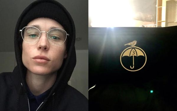 Elliot Page celebrates first day filming The Umbrella Academy season 3