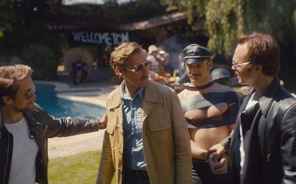 Take a look inside Tom of Finland’s pool party in this exclusive clip from new biopic
