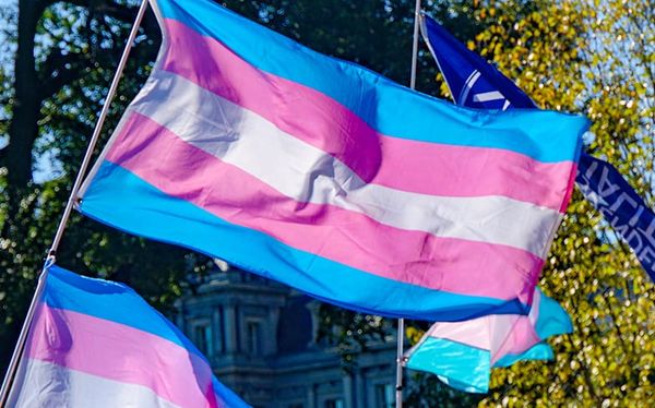 Hundreds of trans people marched through Budapest in Hungary’s first Trans Pride