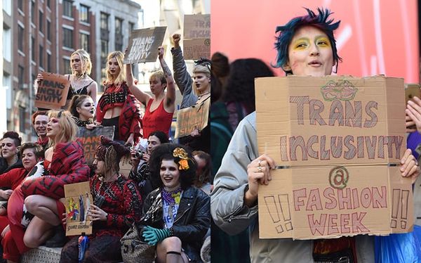 Activists call for trans-inclusiveness during London Fashion Week protest