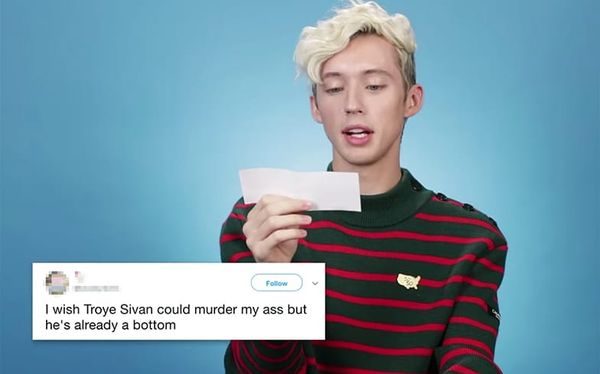 Troye Sivan reads thirsty tweets from fans and clears up an incorrect rumour