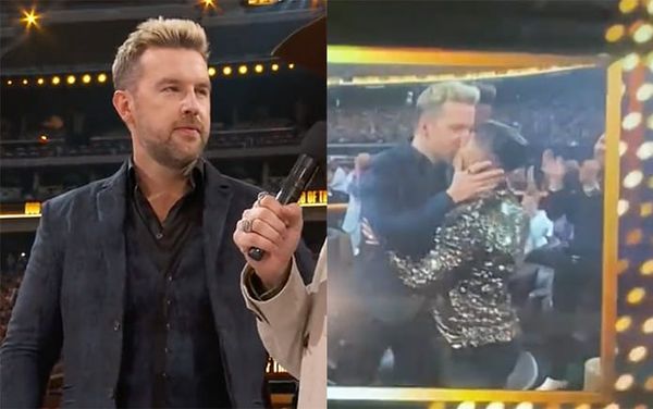 Country singer T.J. Osborne kisses boyfriend and says he loves him at 2022 ACM awards
