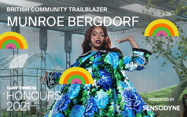 Munroe Bergdorf wins British Community Trailblazer at GAY TIMES Honours 2021