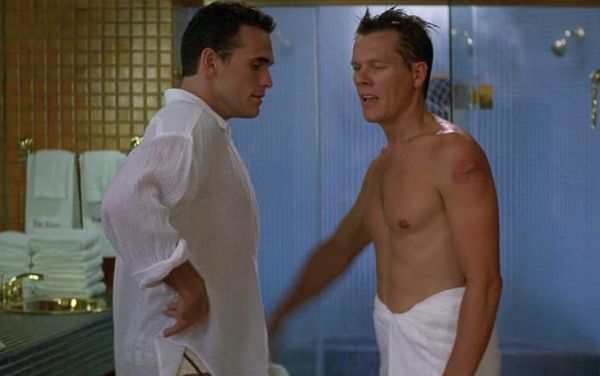 Wild Things cut a gay shower kiss between Kevin Bacon and Matt Dillon