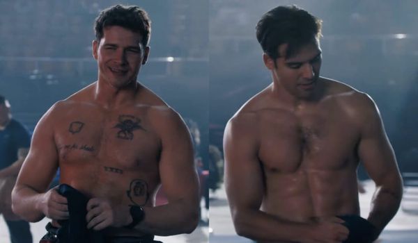 "Nothing could've prepared me for this!": 9-1-1 fans are freaking out over a new shirtless ‘Buddie’ scene