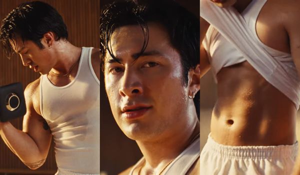 Heated Rivalry star Hudson Williams breaks a sweat in new Peloton ad