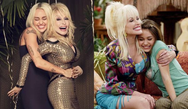 Miley Cyrus pays tribute to godmother Dolly Parton: "I have an angel by my side"