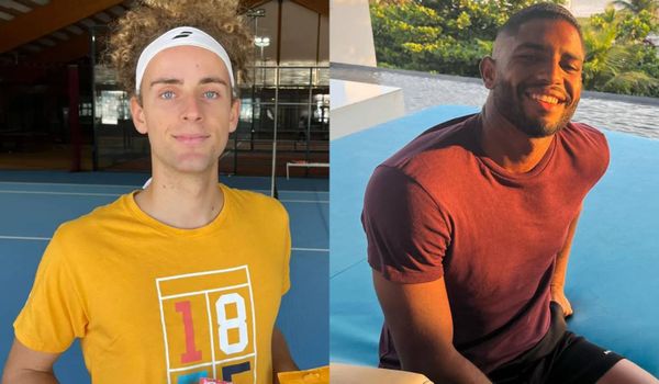 Gay tennis star Mika Brunold thanks fellow pro João Lucas Reis da Silva for inspiring him to come out