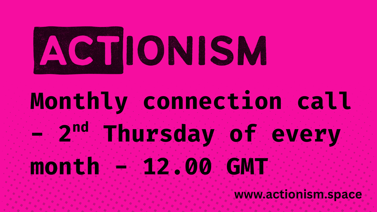 Monthly Connection call - online meet - 2nd Thursday of every month - 12.00 GMT