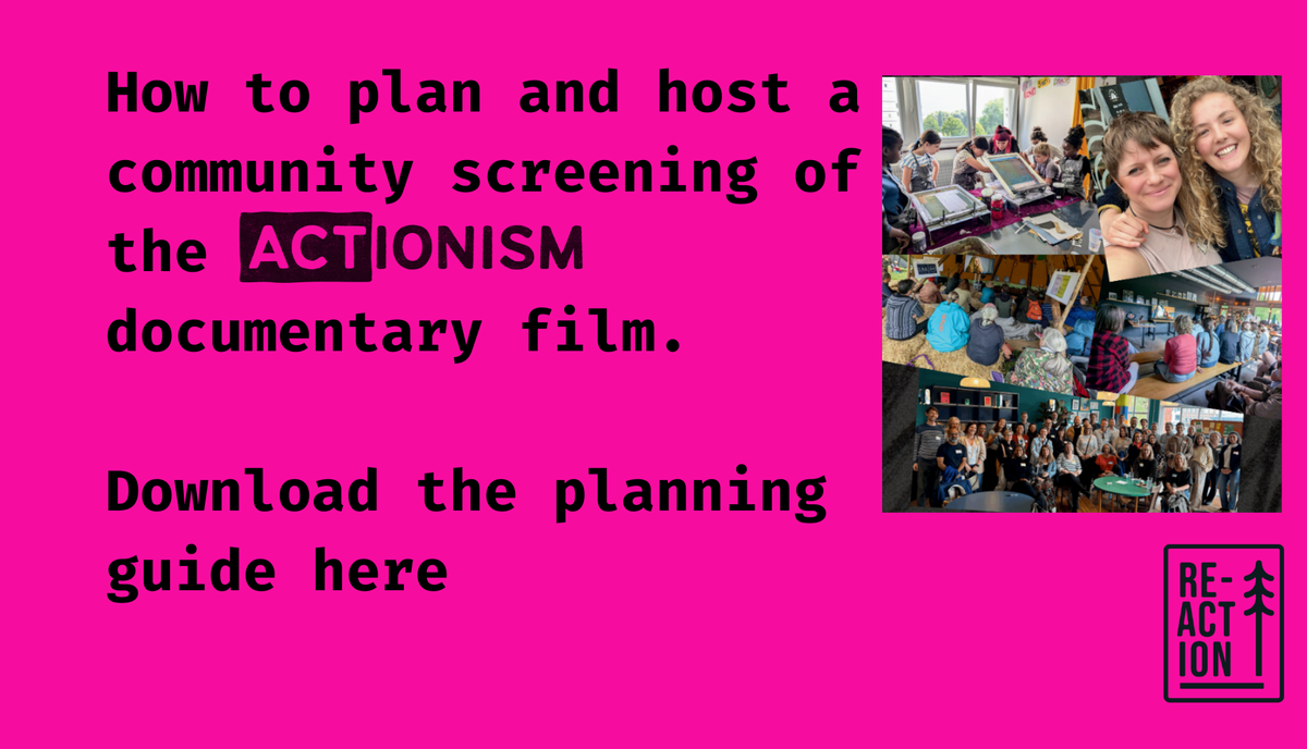 How to host an ACTionism film screening - downloadable guide
